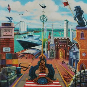 パノラマ-サウサンプトン、2014 作： Lee Campbell